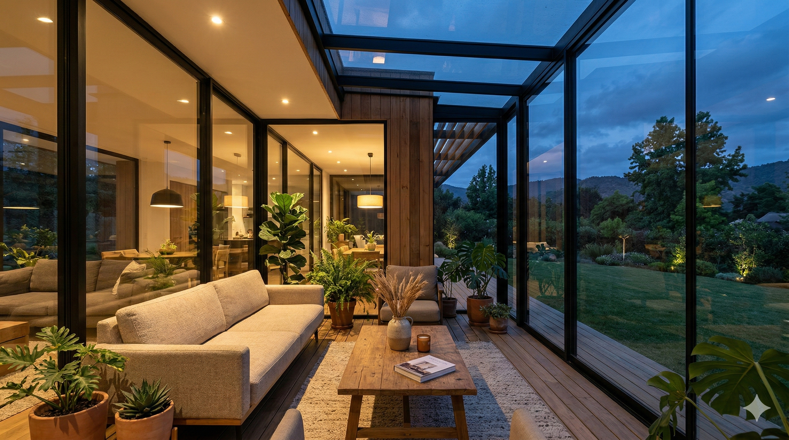 Termopaneles para aislación térmica y acústica en terrazas cerradas